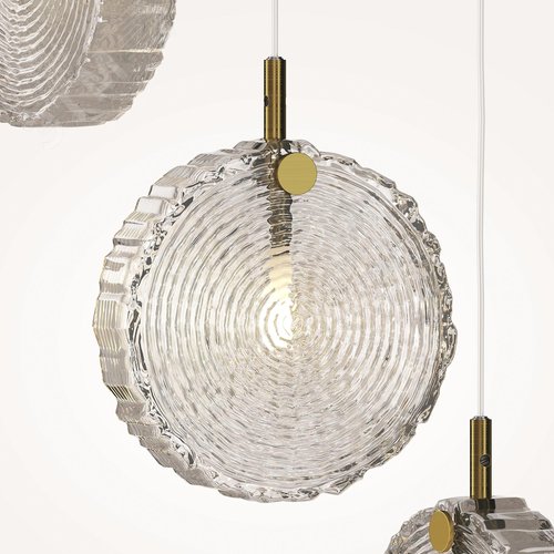 Светильник подвесной Frozen G4х5х5W Латунь - фото 4