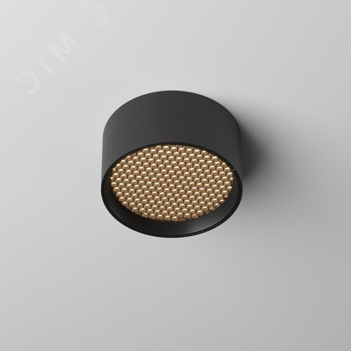 Светильник потолочный Glare LED 7W Черный - фото 2