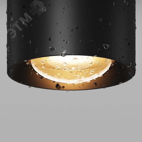 Светильник потолочный Outdoor Lumina IP 65 LED 7W 3000 K Черный - фото 6