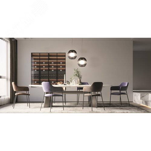 Светильник подвесной Rebel LED 6W Хром - фото 3