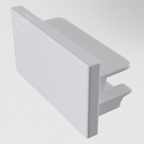 Заглушка торцевая 1шт Unity накладной белый - фото 3