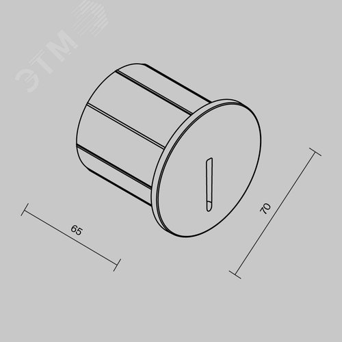 Подсветка для лестниц Outdoor Lock IP 54 LED 3W 3000 K Черный - фото 3