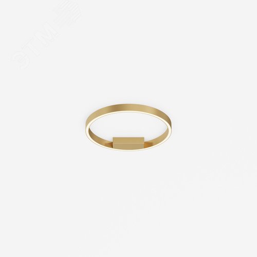 Светильник потолочный Rim LED 24W Латунь - фото 3