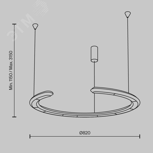 Светильник подвесной LED 30Вт - фото 5