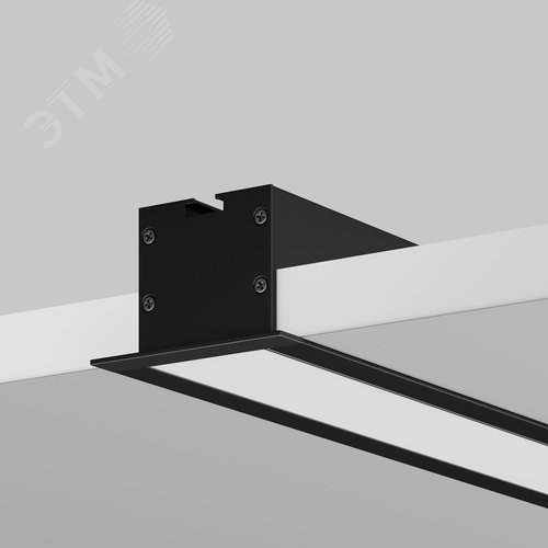 Комплект заглушек для профиля 50х35 2 шт. LED лента, ALM-5035T-B-EC - фото 3