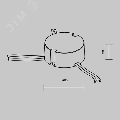 Источник тока DALI NFC DT8 300-850mA +PUSH DIM - фото 2
