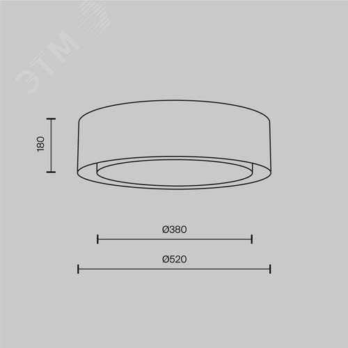 Светильник потолочный Maytoni MOD613CL-03W Белый - фото 7