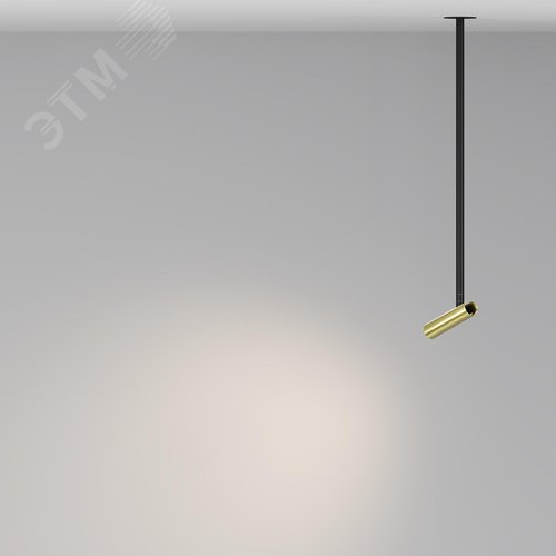 Светильник подвесной Focus T LED 6W Черный и Латунь - фото 5