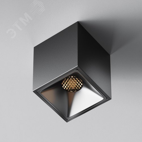 Светильник потолочный Alfa LED LED 8W Черный - фото 4