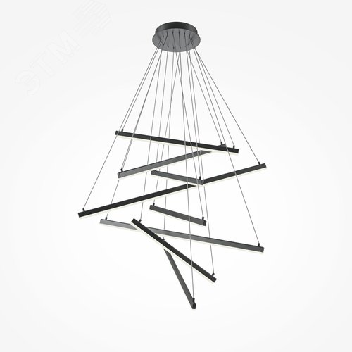 Светильник подвесной Line LED 90W Черный - фото 5