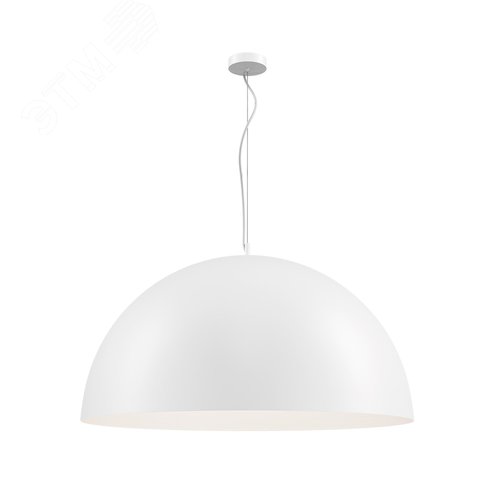 Светильник подвесной Dome E27х5х60W Белый - фото 3