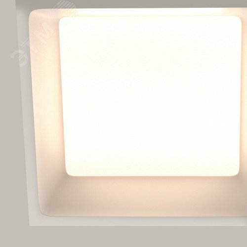 Светильник встраиваемый Okno DL056-18W3-4-6K-W Белый - фото 4