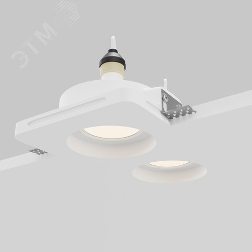 Светильник встраиваемый Gyps Modern DL002-GU10-02-W Белый - фото 7
