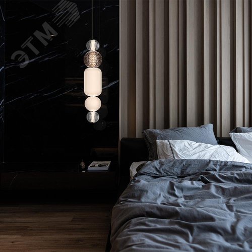 Светильник подвесной Collar LED 35W Хром - фото 5