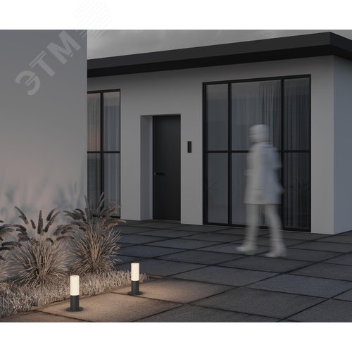 Светильник ландшафтный Outdoor Willis IP 54 E27х1х60W Серый - фото 6