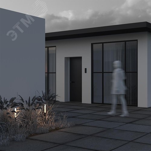 Светильник ландшафтный Outdoor Flare IP 65 LED 3W 3000 K Графит - фото 5