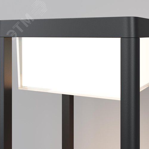 Светильник ландшафтный Outdoor Baker Street IP 65 LED 10W 3000 K Черный - фото 4