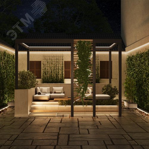 Неон гибкий 25x13 220В 8Вт/м 2700K IP65 50м 201229 - фото 2