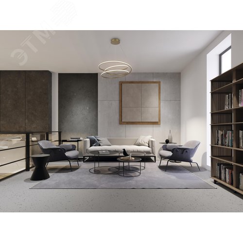 Светильник подвесной Nola LED 78W Латунь - фото 6