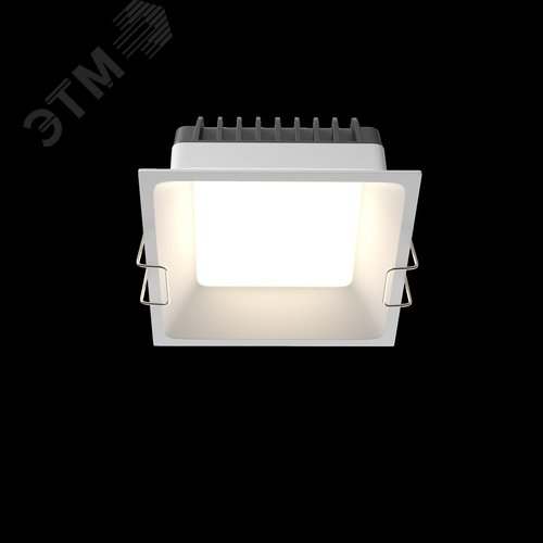 Светильник встраиваемый Okno DL056-12W3-4-6K-W Белый - фото 3