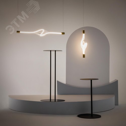 Светильник подвесной Loop LED 14W Латунь - фото 7