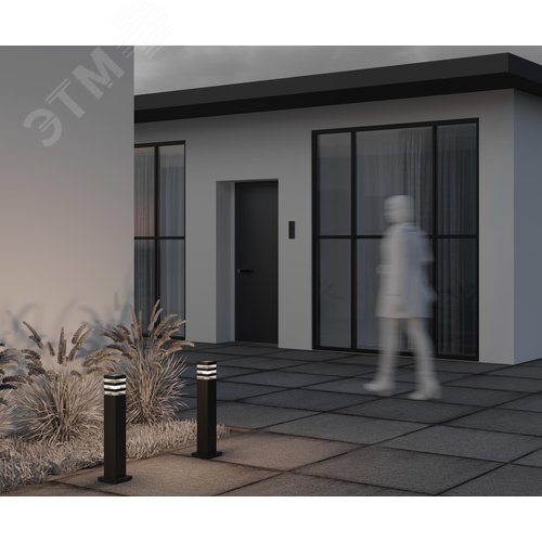 Светильник ландшафтный Outdoor Unter den Linden IP 54 E27х1х60W Черный - фото 6