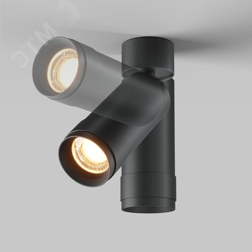Светильник потолочный Focus Zoom LED 12W Черный - фото 4