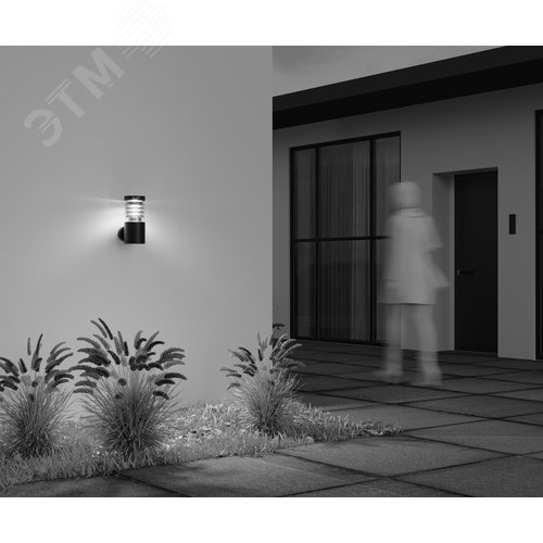 Светильник настенный (бра) Outdoor Spir IP 54 LED 12W 3000 K Графит - фото 7