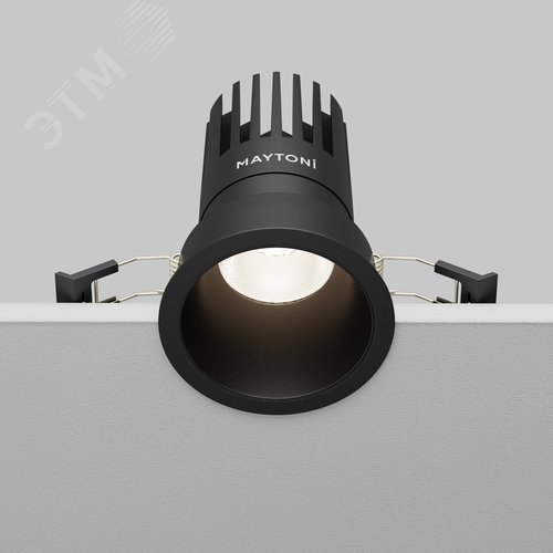 Светильник встраиваемый Dip DL118-15W-4K-B Черный - фото 6