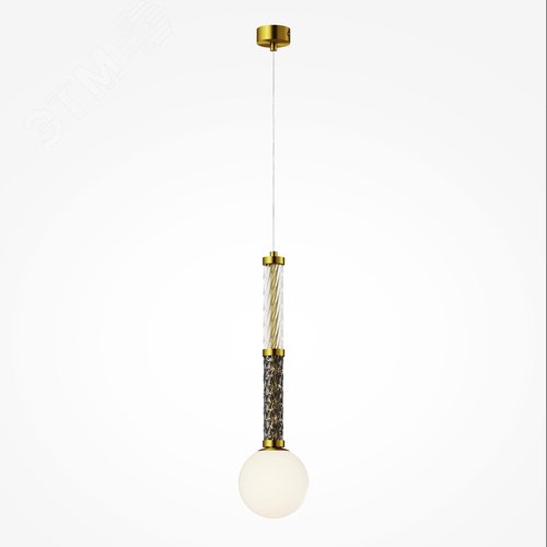 Светильник подвесной Teatro G9х1х28W Латунь - фото 5