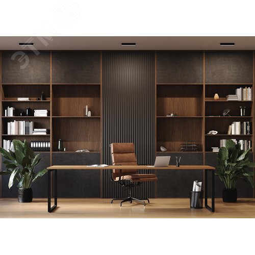 Светильник потолочный Basis LED 20W Черный - фото 2