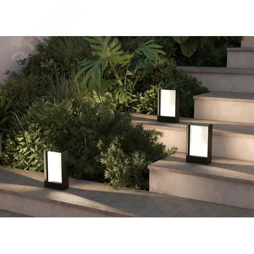 Светильник ландшафтный Outdoor Reso IP 65 LED 20W 3000 K Графит - фото 4