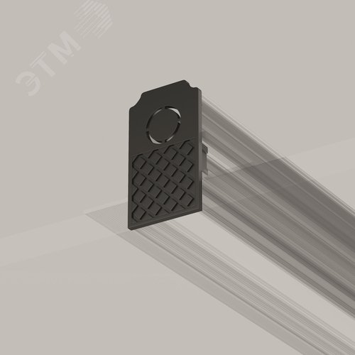 Заглушки к встраиваемому шинопроводу Exility 2шт. черный - фото 3