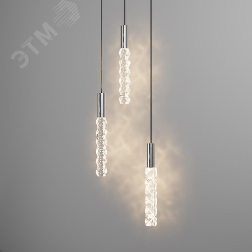 Светильник подвесной Maytoni MOD328PL-L9CH3K Хром - фото 4