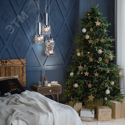 Светильник подвесной Coil LED 3W Хром - фото 4