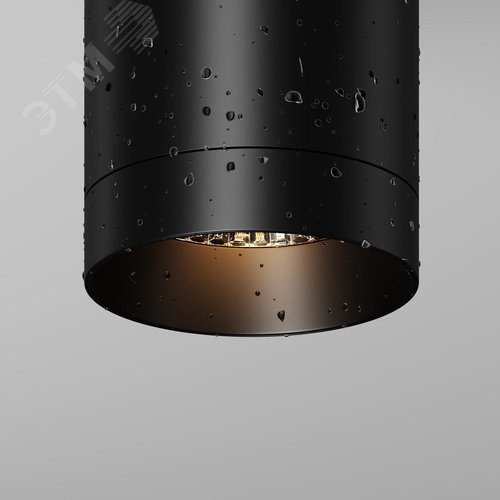 Светильник потолочный Outdoor Luxe IP 65 LED 10W 3000 K Черный - фото 5