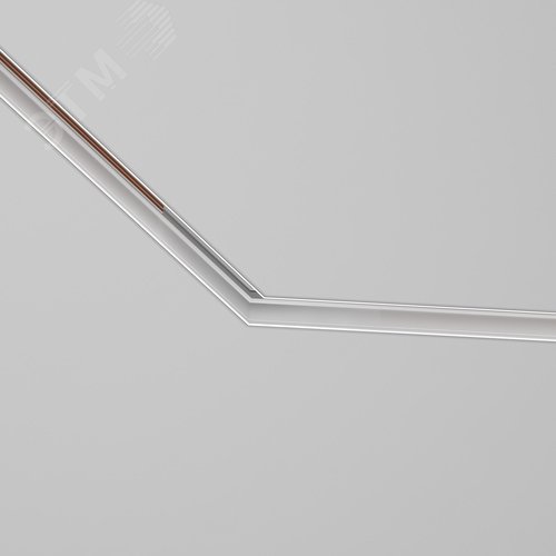 Угол-соединитель 135 град Exility встраиваемый под ГКЛ 12,5мм белый - фото 3