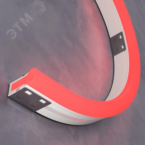 Неон гибкий 1708 24В 9,6Вт/м Red IP67 5м 200501 - фото 6