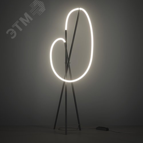 Светильник напольный (торшер) Crochet LED 36W Черный - фото 6