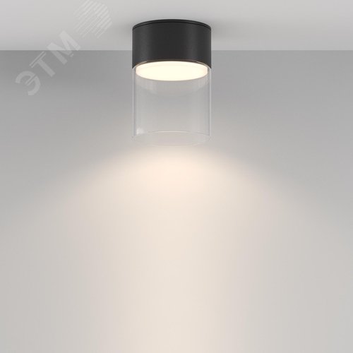 Светильник потолочный Glory GX53х1 Черный - фото 3