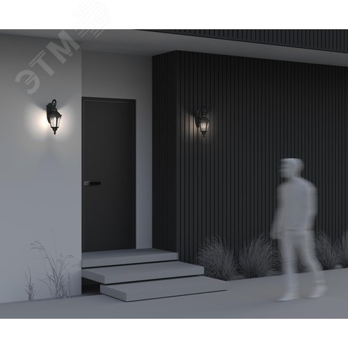 Светильник настенный (бра) Outdoor Goiri IP 44 E27х1х60W Бронза Антик - фото 6