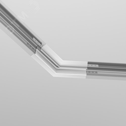 Угол-соединитель 135 град Exility встраиваемый под ГКЛ 12,5мм белый - фото 5