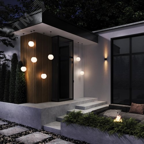 Светильник подвесной Outdoor Erda IP 54 E27х1х30W Белый - фото 3