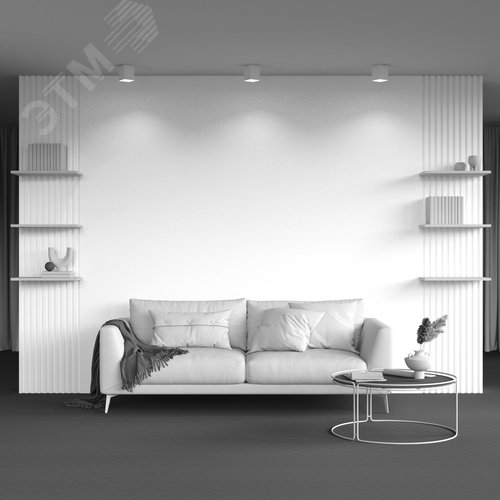 Светильник потолочный Slim GU10х1 Белый - фото 5