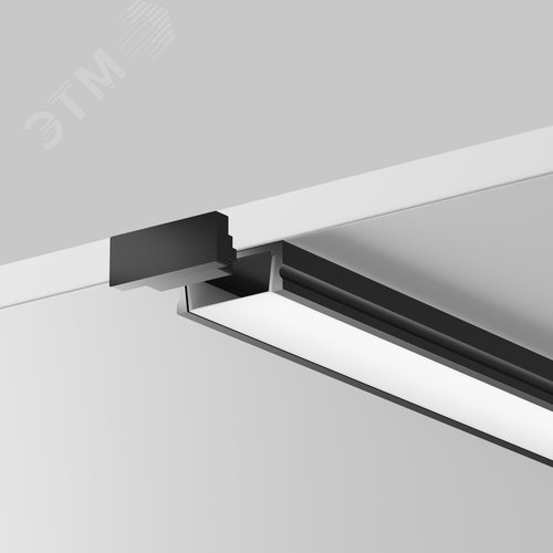 Профиль алюминиевый накладной 15x6 (Черный, 2 м), ALM-001-B-2M - фото 4