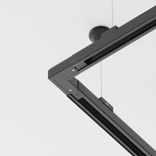 Коннектор угловой внешний Trinity черный - фото 3