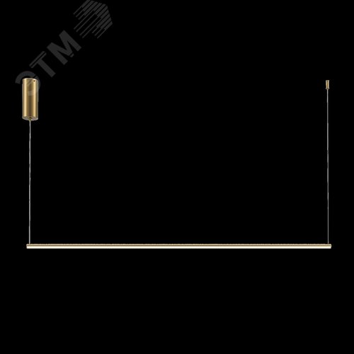 Светильник подвесной Halo LED 16W Латунь - фото 3