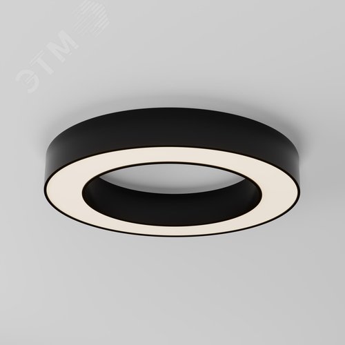 Светильник потолочный Lua LED 36W Черный - фото 3