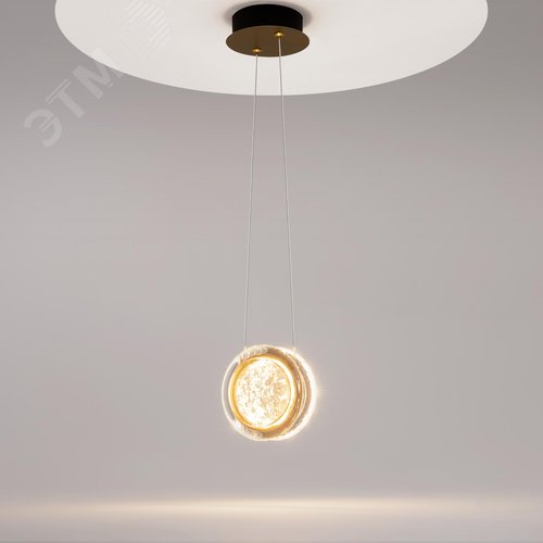 Светильник подвесной Pharao LED 7W Черный и Латунь - фото 3