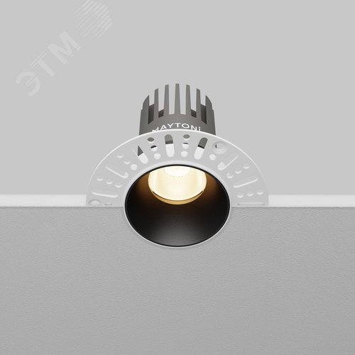 Светильник встраиваемый Dip DL119-10W-3K-TRS-B Черный - фото 6